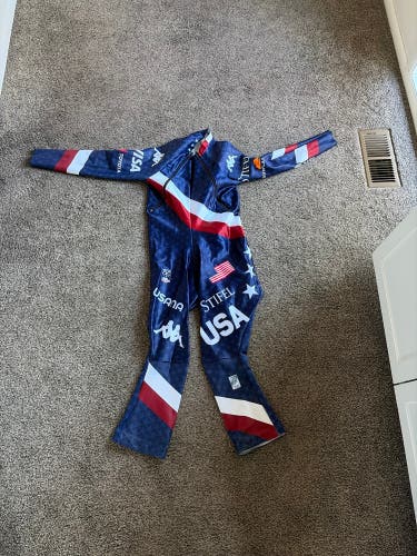 Unisex Large 2024 Spyder U.S. Ski Team Ski Suit (Used) FIS Legal
