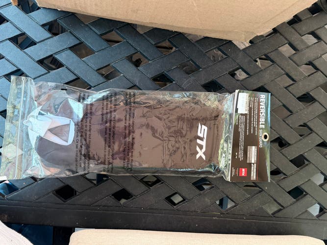 STX black and white reversible adult size shin guards (New)