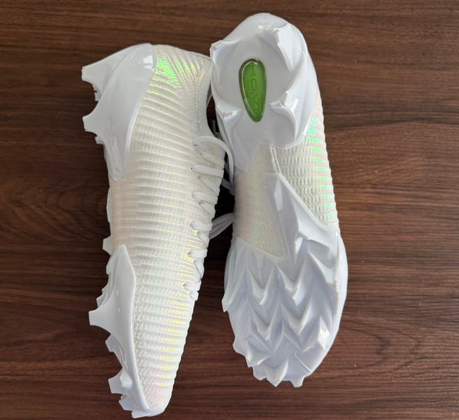 Under Armour Blur Pro Mens Size 12 Iridescent White Football