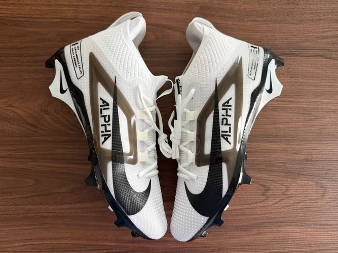 Nike Alpha Menace Elite 4 Wide P 'White Black' IB2516-100 Football size 12