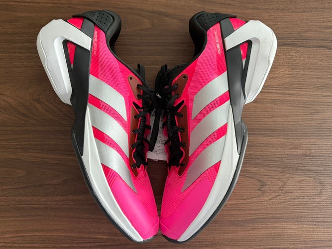 Adidas Adizero Ubersonic 5 Men's Tennis Court Shoes JQ2901 Pink/Black Size 14