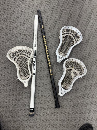 5 -Piece True/Epoch/ECD Lacrosse equipment (Used)