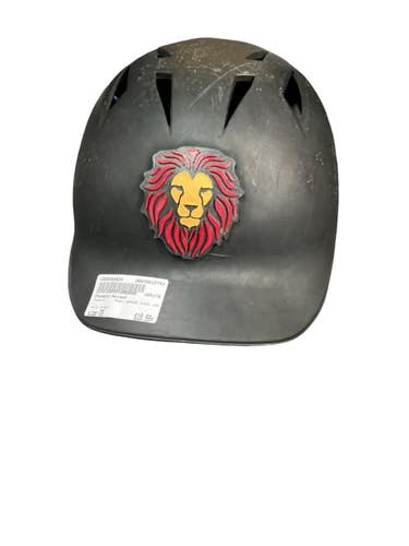 Used Champro ORANGE CIRCL JON Batting Helmet No Mask Black One Size 10743-S000489428