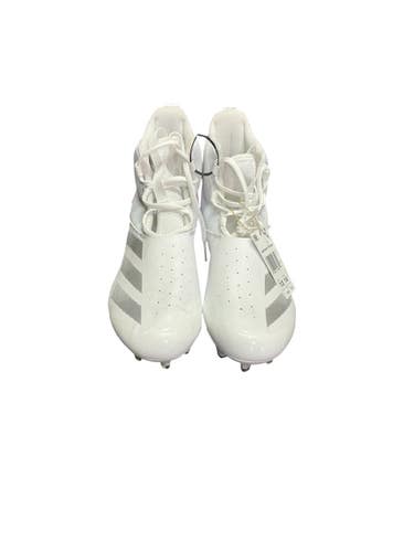 Used Adidas Adult FB Cleats White Senior 13 10743-S000482427