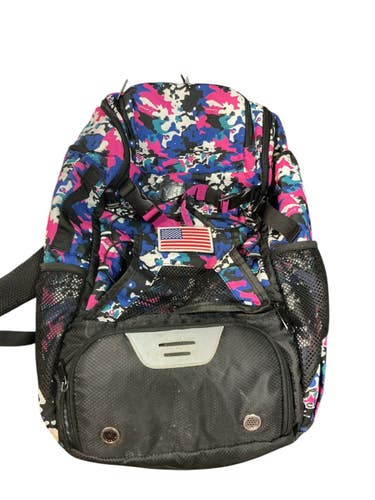 Used PINK AND BLUE CAMO BAG BB/SB Player Backpack Royal Blue 10743-S000487993