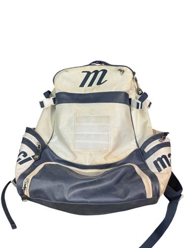 Used Marucci BB/SB Player Backpack White 10743-S000488553