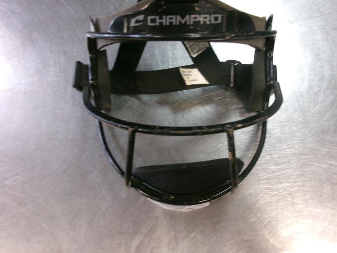 Used Champro FIELDERS MASK BB/SB Fielders Mask Black One Size 11868-S000070691