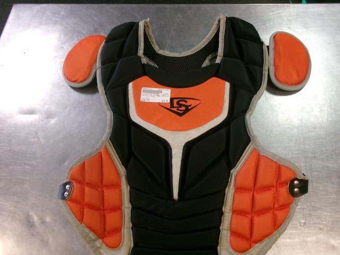 Used Louisville Slugger CHEST PROTECTOR Catchers Chest Protector Black Youth 11868-S000070727