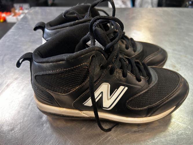 Used New Balance CLEAT BB/SB Cleats Black Junior 04 11868-S000070830
