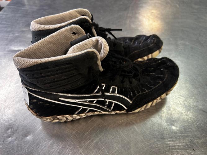 Used Asics Wrestling Shoes Black Senior 5.5 11868-S000070846