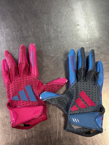 Used Adidas ADIZERO COTTON CANDY FB Gloves Purple And Pink SM 11868-S000070844