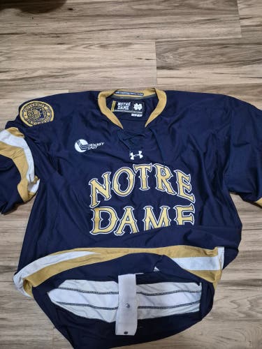 Notre Dame hockey jersey