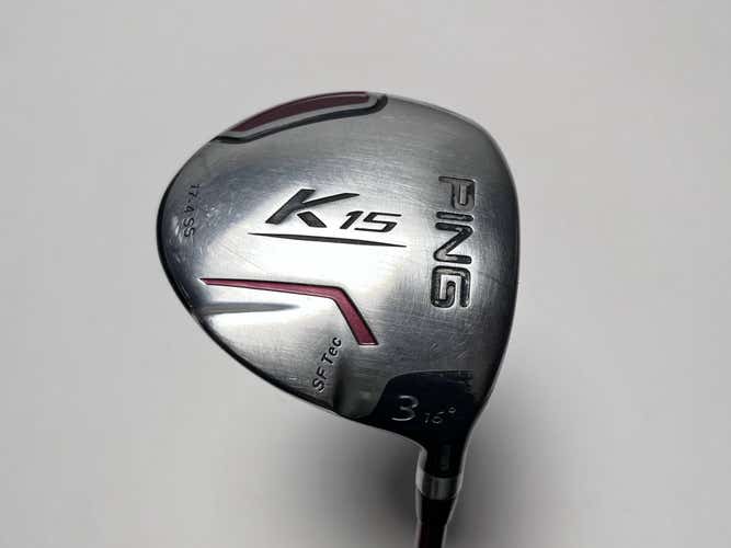 Ping K15 3 Fairway Wood 16* TFC 149 F Stiff Graphite Mens RH Midsize Grip