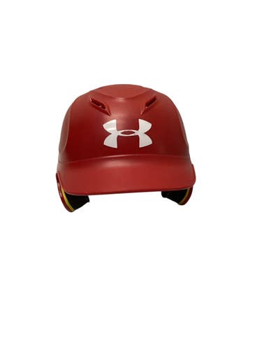 Used Under Armour UABH110MM Batting Helmet No Mask Red One Size 11443-S000207280