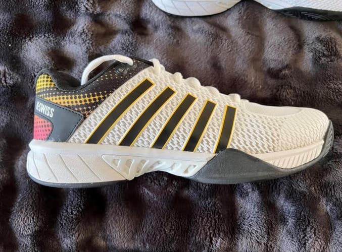 White Men's Size M 10.0 (W 11.0) Adult Express Light Pickleball Shoes (Used)