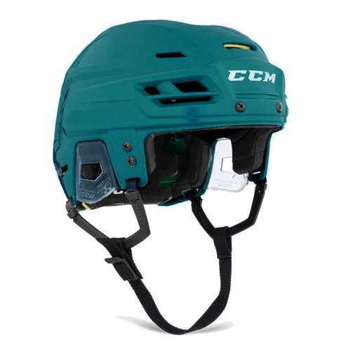 CCM Tacks 710 Helmet Pro Stock San Jose Sharks Teal (New)