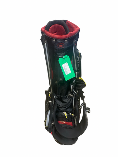 Used BLACK AND RED Mens Stand Bag Black 11706-S000383576