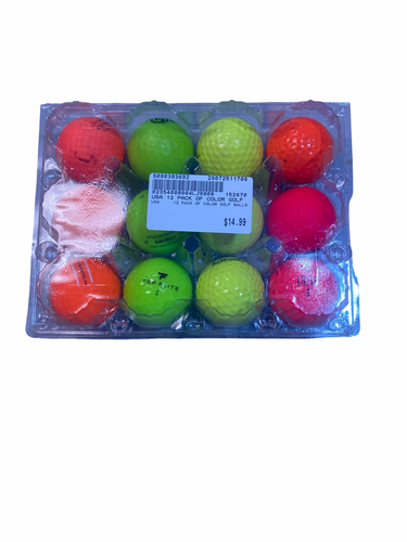 Used USA 12 PACK OF COLOR GOLF BALLS 12 Pack - Golf Balls 11706-S000383692