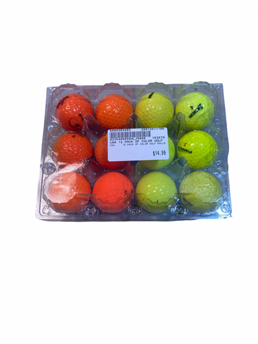 Used USA 12 PACK OF COLOR GOLF BALLS 12 Pack - Golf Balls 11706-S000383683