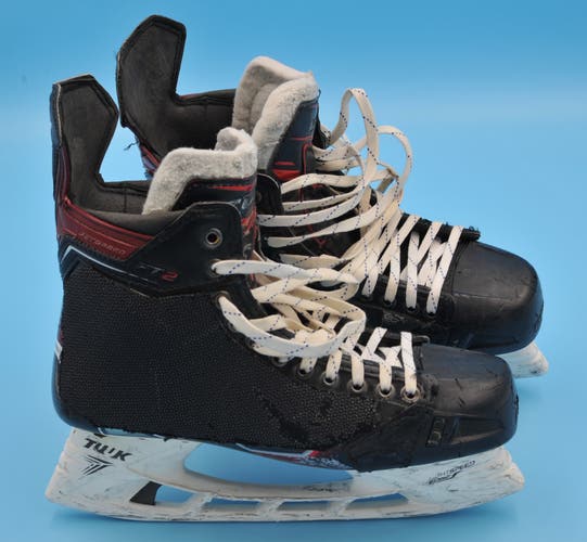 Used San Jose Sharks Meloche Prostock CCM Jetspeed FT6 Skates Size 10