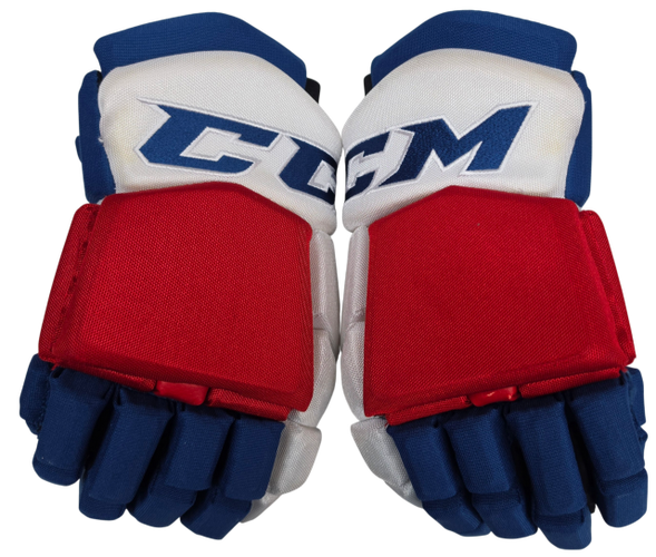 CCM HGTKPP Pro Stock Hockey Gloves 14" WolfPack AHL Used #24 (15604)