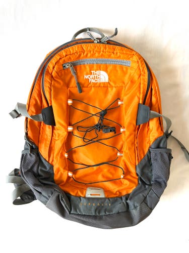 The North Face Borealis Backpack Orange Grey Laptop Bag Daypack Y2K A92Y 28L