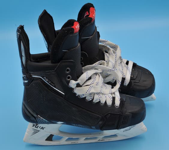 Used San Jose Sharks Kunin Prostock CCM AS-V Pro Skates Size 8