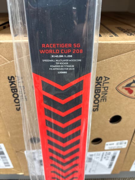 Volkl Racetiger SG World Cup 208 cm 40 FIS APPROVED Super G Racing