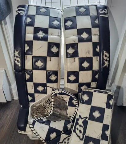 35" Brian's Goalie Full Set Pro Stock, Toronto Maple Leafs, inspired