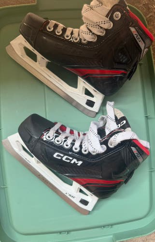 2025 CCM Extreme Flex E6.5 Hockey Goalie Skates Regular Width Size 2 (Used)