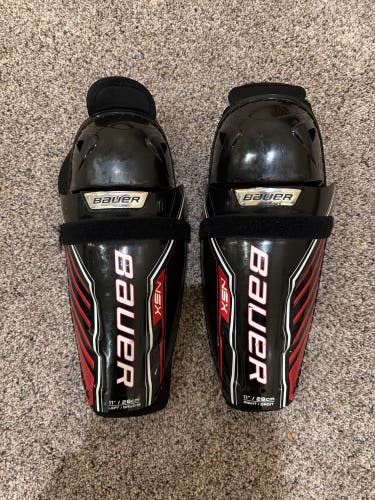 Junior Bauer NSX 11" Shin Pads (Used)