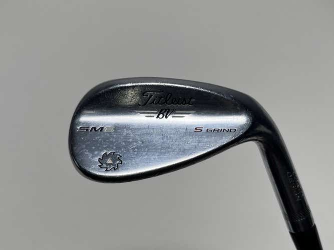 Titleist Vokey SM6 Tour Chrome Wedge 56* 10 Bounce S-Grind Wedge Steel Mens RH
