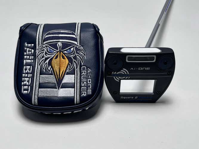 Odyssey Ai-ONE Square 2 Square Jailbird Putter 34" Superstroke Pistol 1.0 RH HC