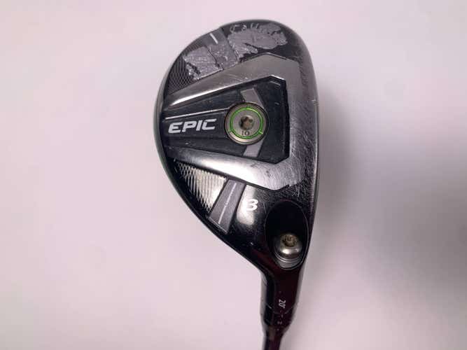 Callaway Epic 3 Hybrid 20* Mitsubishi Rayon Kuro Kage 80g Stiff Graphite Mens RH