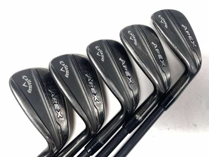Callaway Apex TI Fusion Iron Set 7-PW+AW AutoFlex SF405 Regular Graphite Mens RH