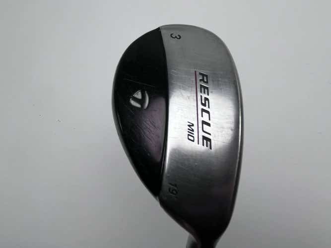 TaylorMade Rescue Mid 3 Hybrid 19* Stiff Graphite Mens RH