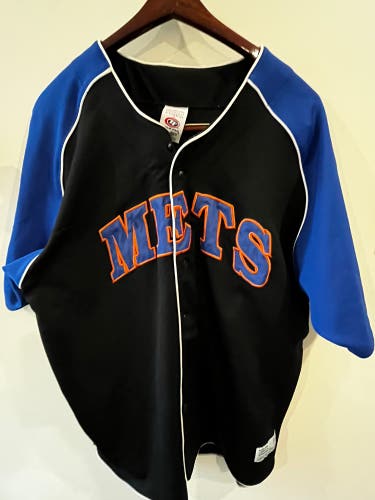 Black XXL Men's Mets Jersey (New)