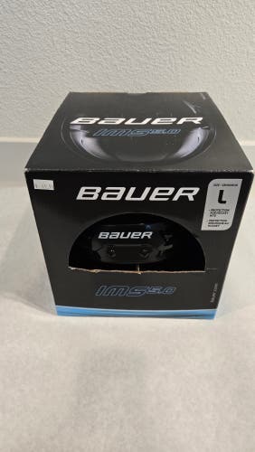 Black Bauer IMS 5.0 Helmet LARGE (New)