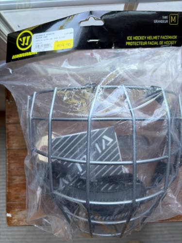 Medium Warrior Alpha One Helmet Face Mask/Cage(New)