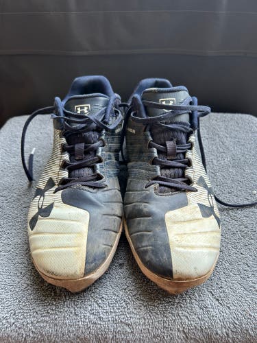 Blue Men's Size M 10.0 (W 11.0) Under Armour Yard low Low Top Metal (Used)