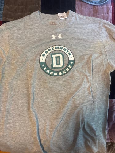 Dartmouth lacrosse Gray Small Men's Under Armour Shirt (Used)