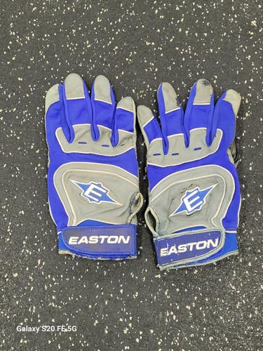 Used Easton BB/SB Batting Gloves Royal Blue XL 11849-S000042444