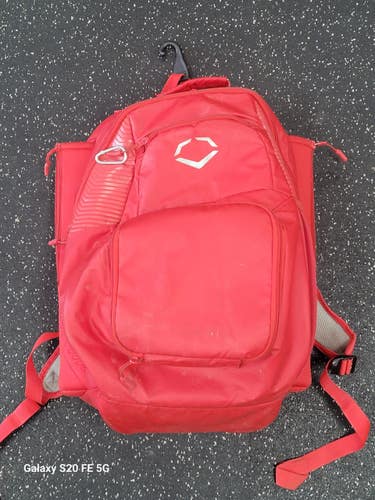 Used Evoshield TONE SET BB/SB Player Backpack Red 11849-S000042440