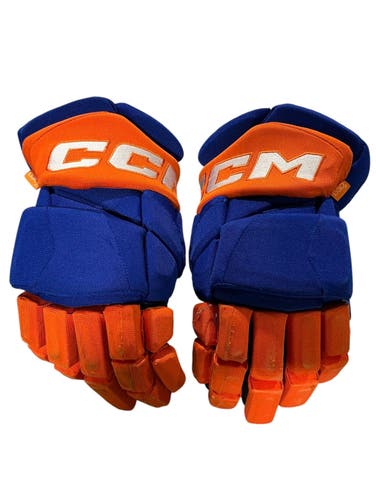 CCM JetSpeed FT1 Gloves 14" Edmonton Oilers Pro Stock (Used) 5814