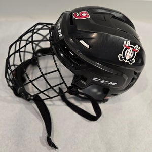 BLACK Medium CCM Resistance 100 Helmet W/cage (Used)