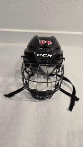BLACK Medium CCM Tacks 310 Helmet w/cage(Used)