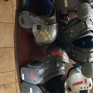 Used Schutt T-FLEX Shoulder Pads / Champro Air Tech / Riddell S2 / Schutt Jr Blocker / Riddell Ghost