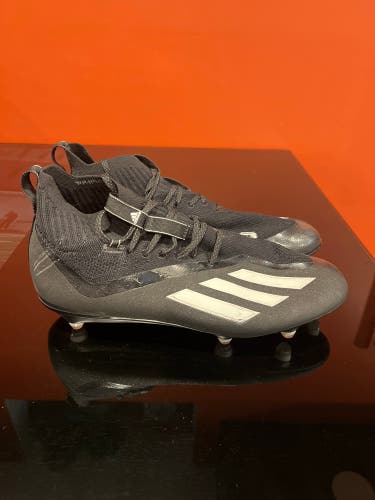 Men's Size M 12.5 (W 13.5) Adidas Adizero PrimeKnit Mid Top Detachable Cleats (Used)