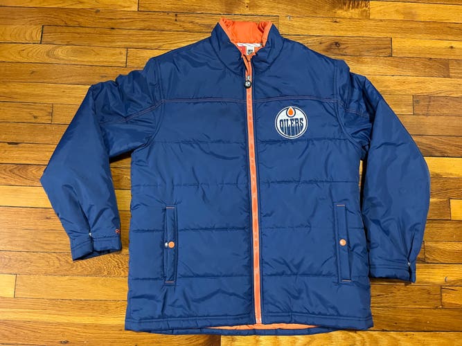 Edmonton Oilers Reebok Face Off Collection Jacket