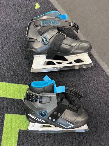 Bauer Konekt HF2 Hockey Goalie Skates Size 3 (Used)